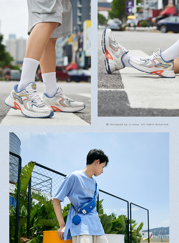 男鞋跑鞋_LI-NING 李宁 男子运动跑鞋 ARLR013-4