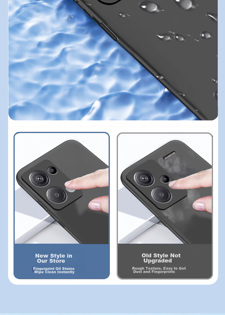 Чехол для Xiaomi Redmi Note 13 Pro KOOLIFE, матовый, противоударный, с защитой камеры, черный