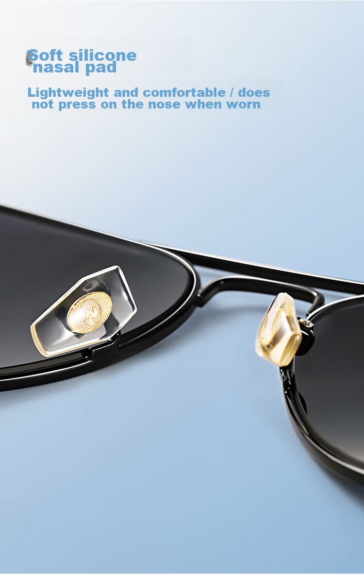 VEGOOS Солнцезащитные очки Авиаторы Polarized sunglasses for Men, Classic Aviator Style, Frog-Eye Glasses, Stylish Driving Sunglasses