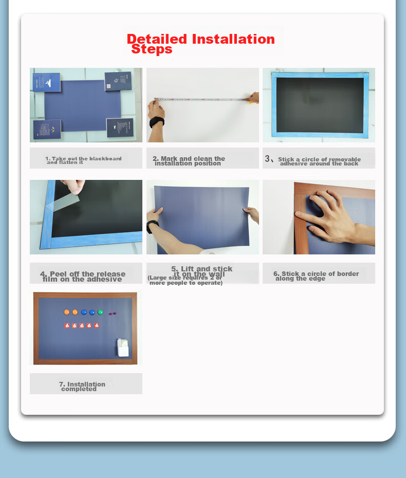 Магнитная маркерная доска Flybook 60x90 см, темно-зеленая, для рисования и записей, экологичная, стираемая, без пыли