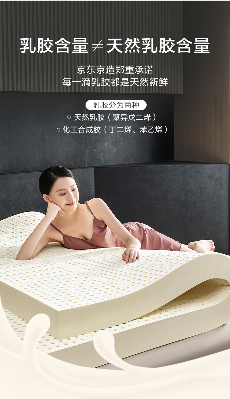 京东京造泰国天然乳胶床垫独家揭秘评测真相,不看后悔!