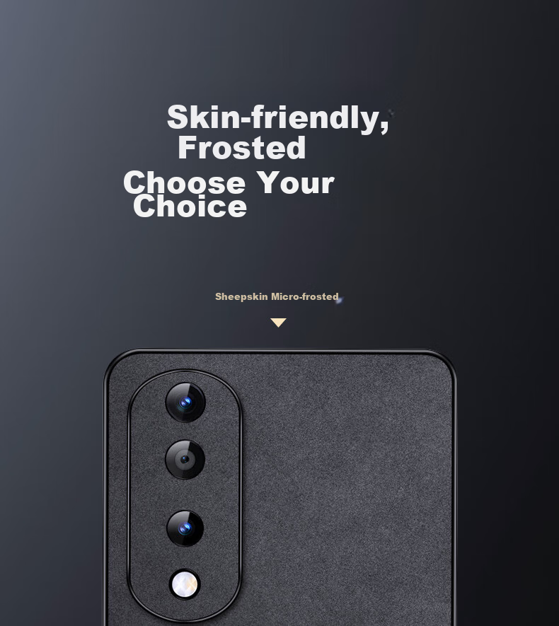 Чехол для телефона Shangsu для Honor 70 Pro, защита от падения, защита объектива, силиконовая оболочка, кожаный чехол, серый