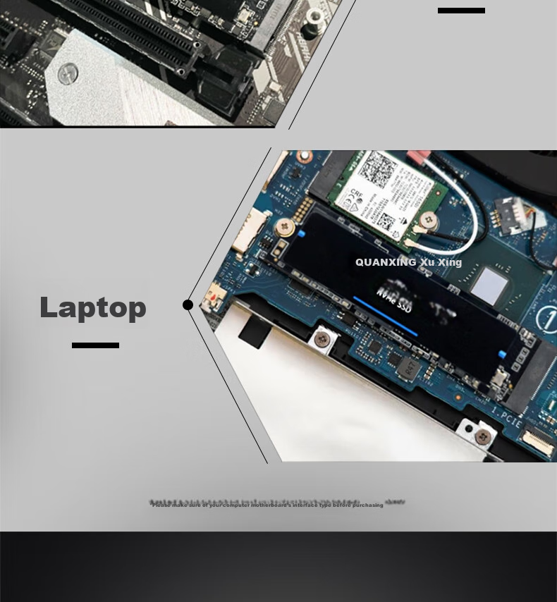 SSD накопитель QUANXING N200 1TB M.2 PCIe 3.0 NVMe