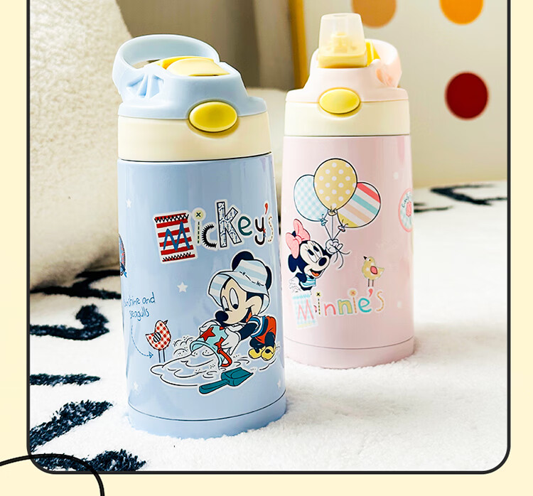 Детская термокружка Contigo Disney Minnie, 400 мл, нержавеющая сталь, с клапаном "One-touch quick start", для детей