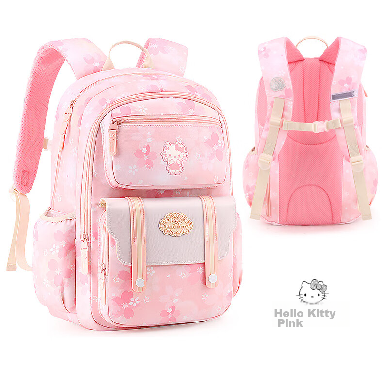 Рюкзак Hello Kitty для девочек, для начальной школы (1-3 класс), легкий, защита позвоночника, цвет Куроми фиолетовый