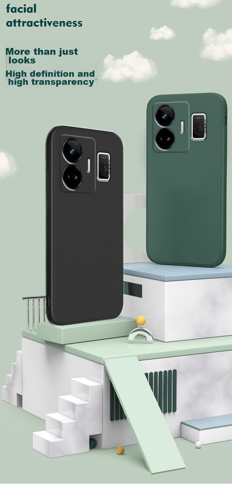 Чехол MAIKUQI для Realme GT Neo5, силиконовый, черный, ультратонкий, противоударный