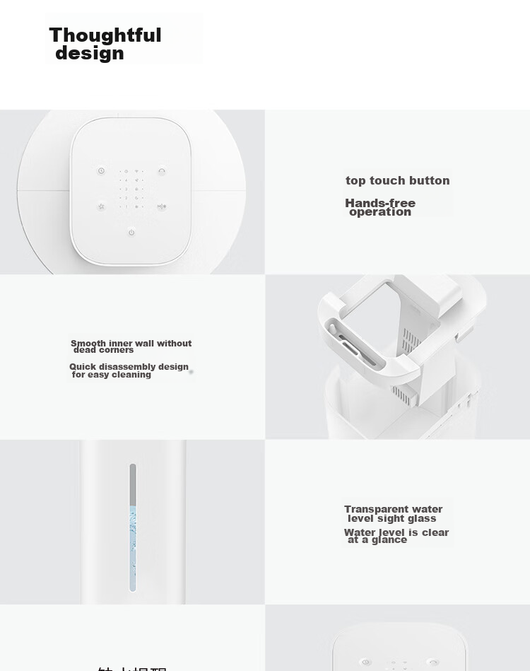 Охлаждающий вентилятор Mijia Xiaomi, напольный, с функцией увлажнения, безлопастной, модель ZFSLFS01DM, белый