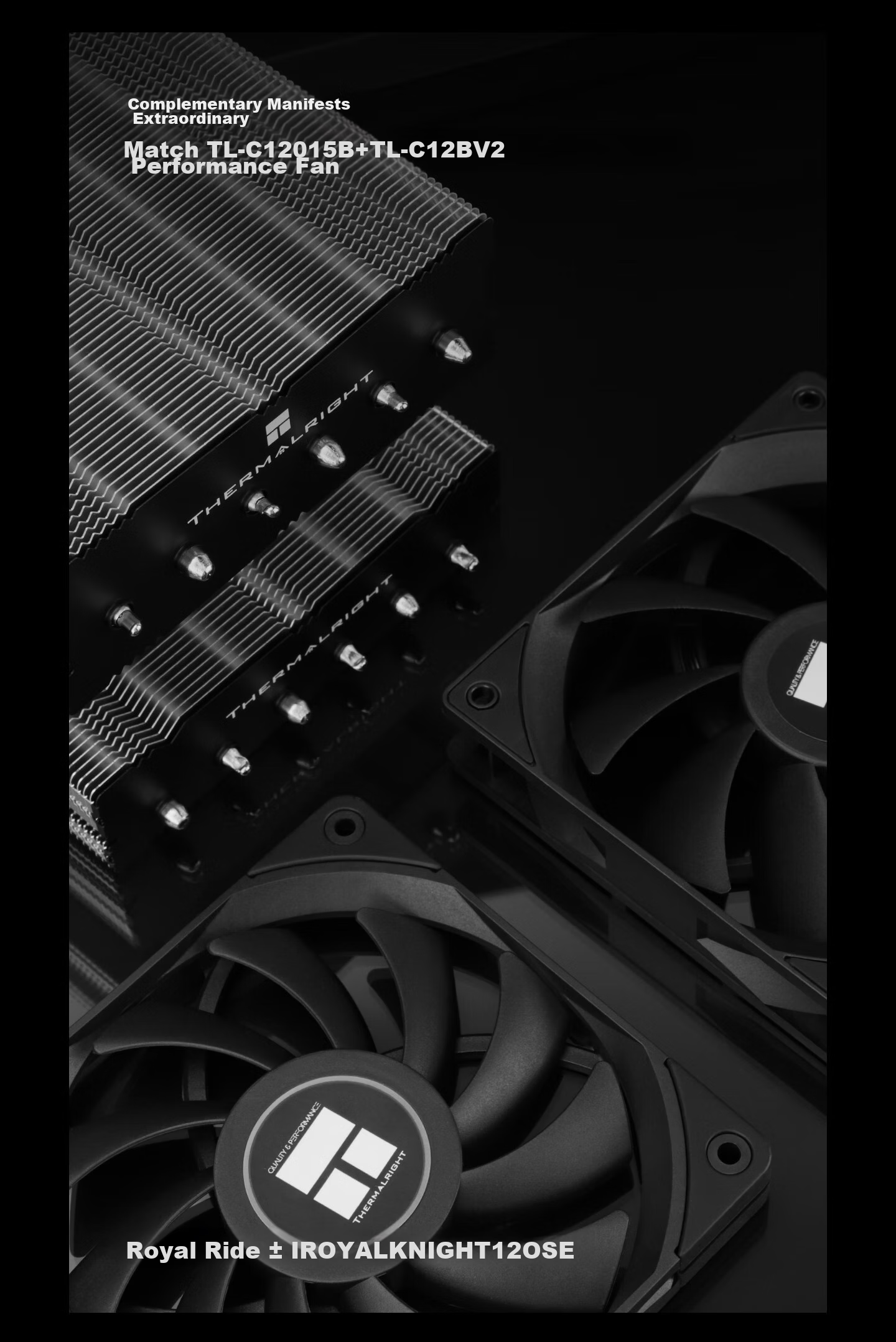 Система охлаждения Thermalright Royal Knight 120 SE, двухбашенный воздушный кулер с 6 тепловыми трубками AGHP GEN 5.0, без помех для памяти, RK120 SE