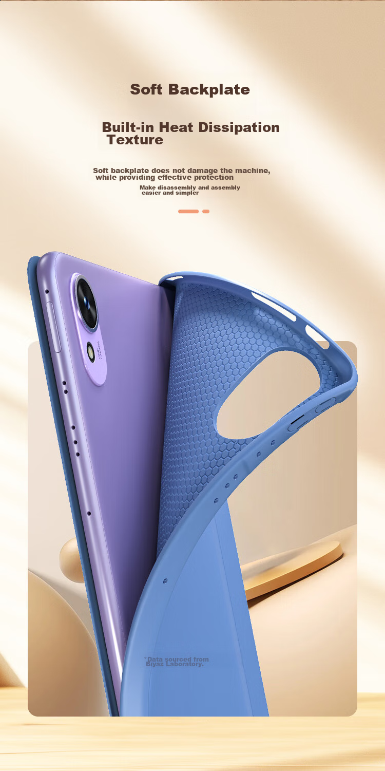 Защитный чехол BIAZE для Huawei MatePad 11.5S 2025/2024, противоударный, тонкий, с поддержкой Smart Sleep, фиолетовый