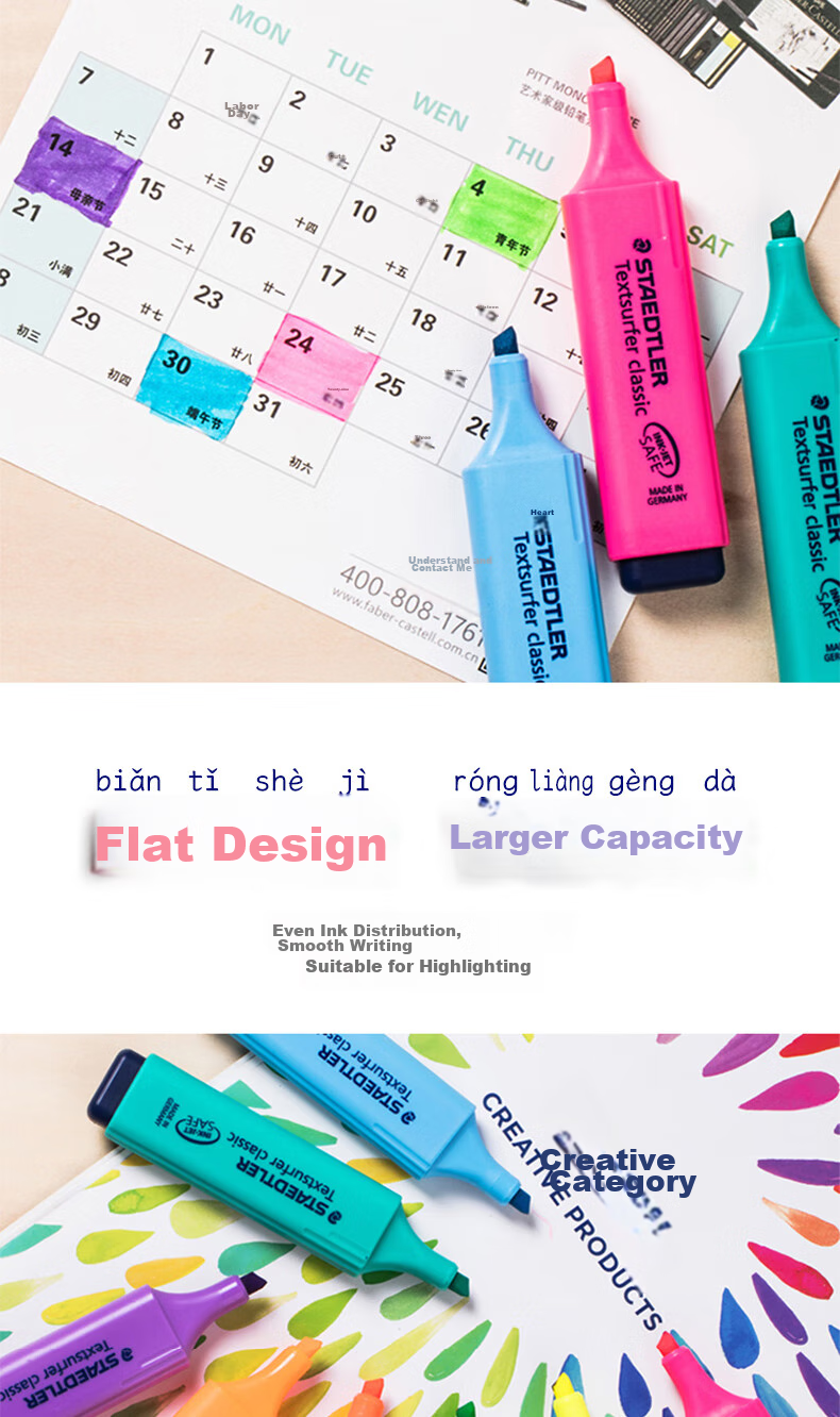 Маркеры STAEDTLER флуоресцентные