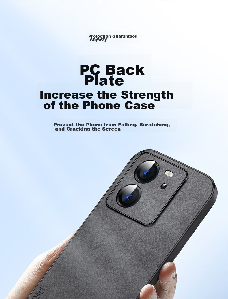 Чехол для Xiaomi Redmi K60 Ultra Shangsu, защита камеры, кожаный, черный
