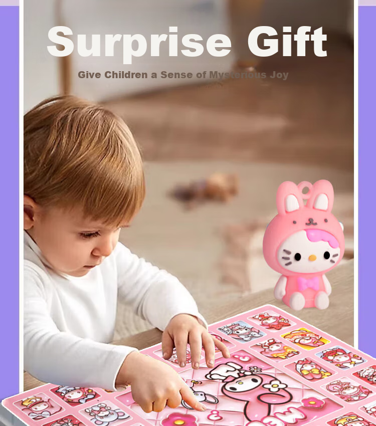 Mystery box Letrel Kuromi Melody, игра для детей 3-6 лет, подарок на Новый год