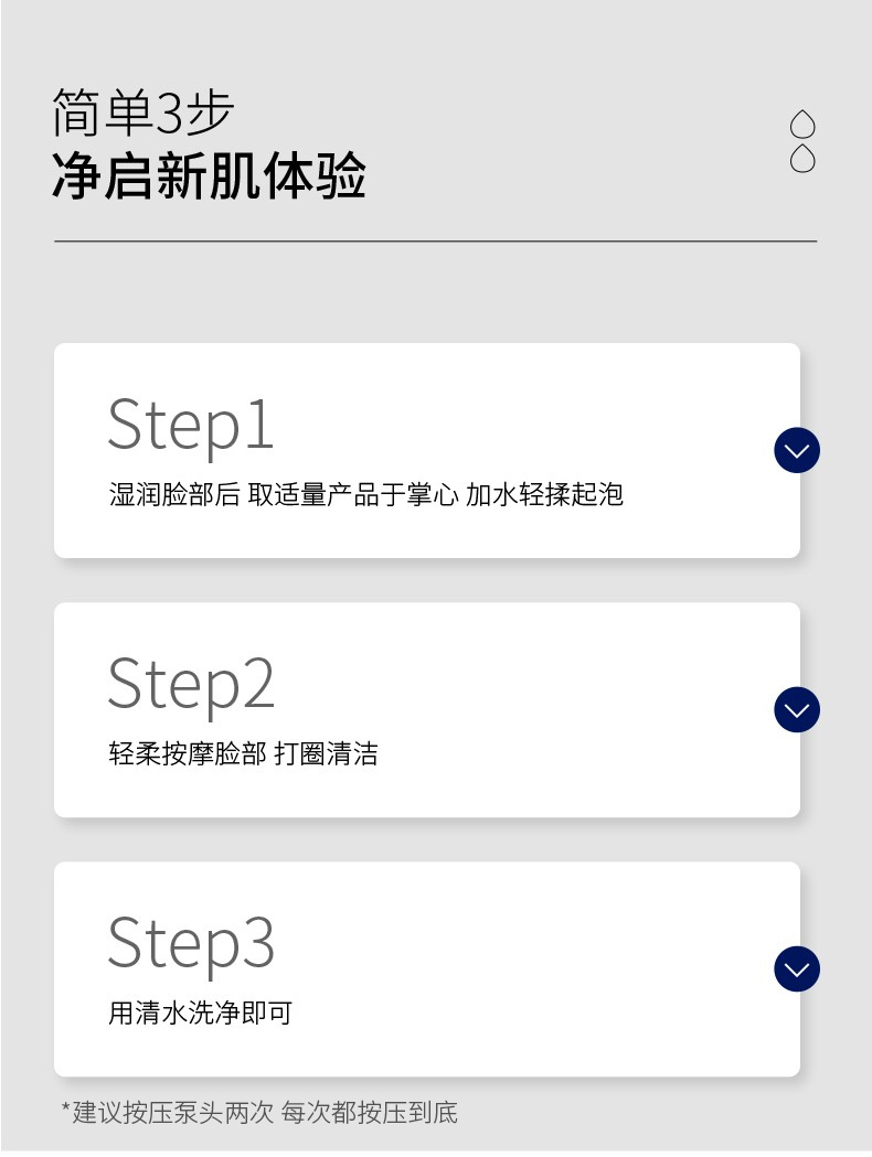 美王洗面奶男士氨基酸洁面乳护肤品控油去角质黑头生日礼物150g