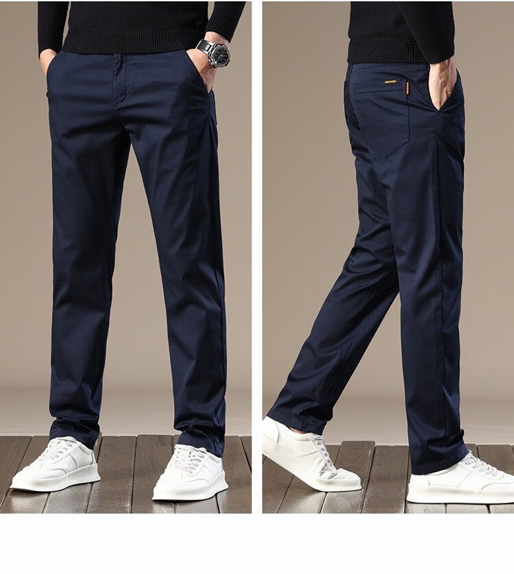 Брюки ROMON Casual Pants мужские, повседневные, прямые, темно-серые, размер 38
