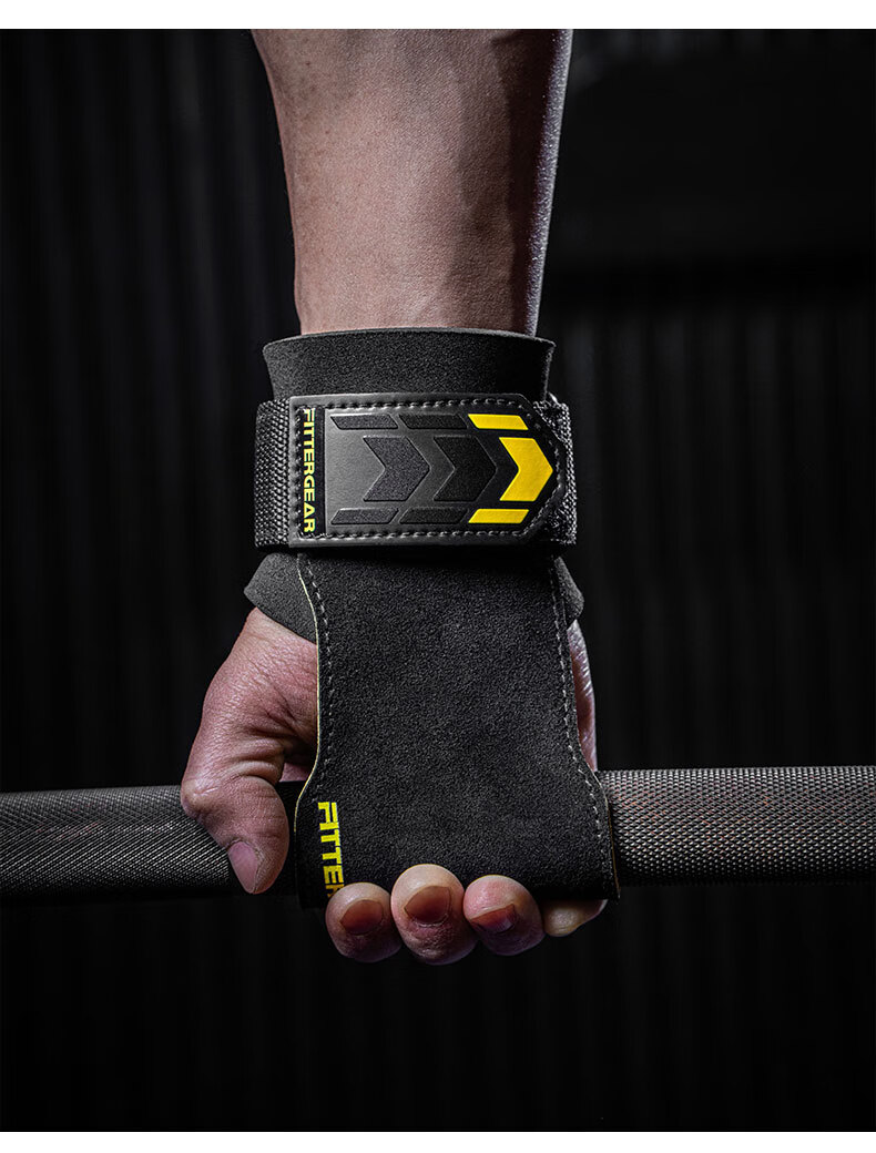 Ремешок для тяги FITTER GEAR, с защитой ладони, для мужчин и женщин, фитнес-перчатки и ремешок для поддержки запястья