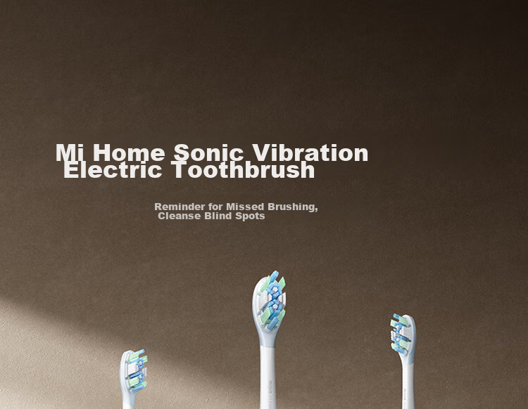 Электрическая зубная щетка Xiaomi Mijia Sonic Toothbrush T100, белая, звуковая, с 2 насадками, 3 режима чистки, водонепроницаемая IPX7, зарядка Type-C