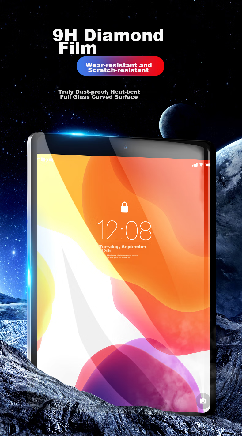 Защитное стекло BIAZE для iPad 10.2 дюйма (9/8/7 поколение), с защитой от синего света, антибликовое, устойчивое к царапинам, 2 шт.