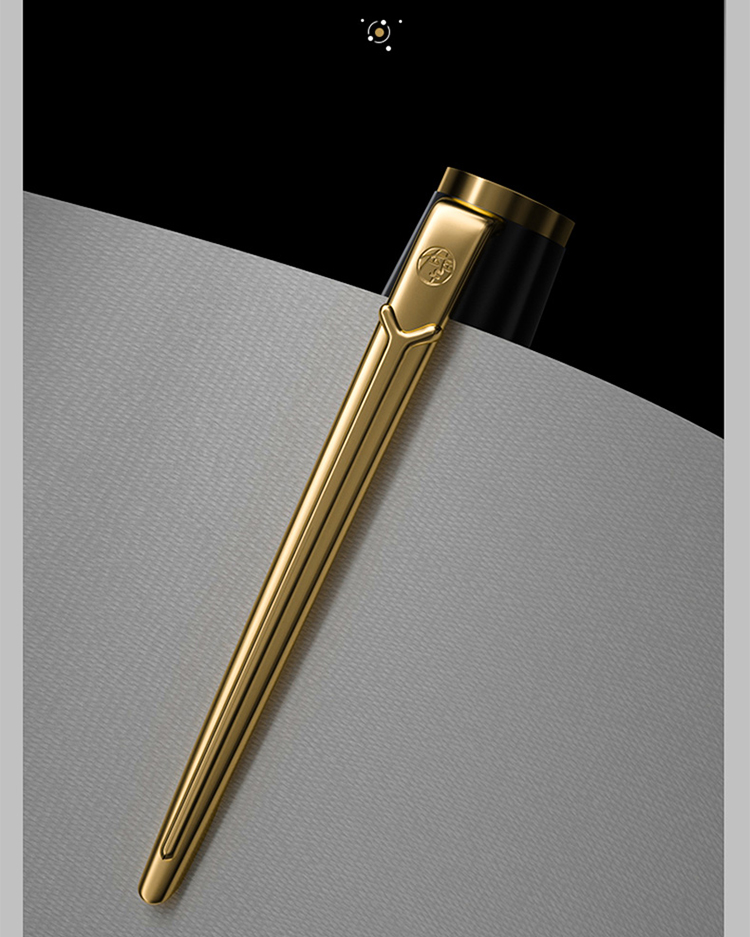 Подарочный набор ручек Pimio Signature, шариковая ручка для бизнеса и офиса, ручка для подписи, подарок на Новый год для мужчин и женщин, ручка для письма для студентов и взрослых, 717 Фарфоровая с серебряным зажимом