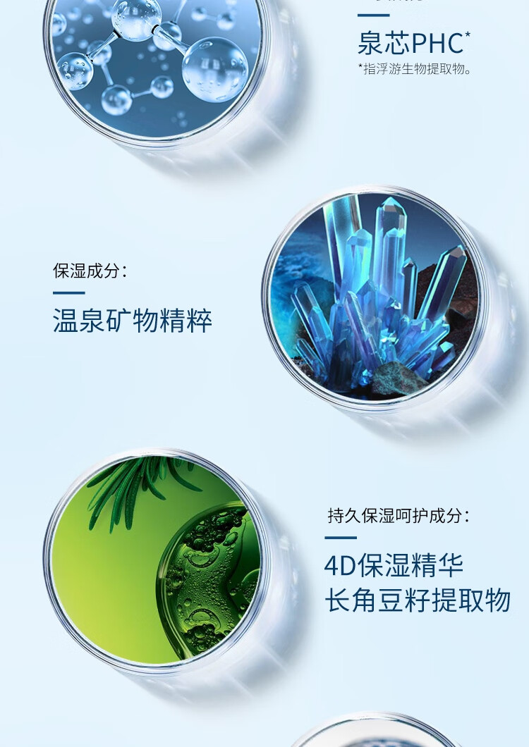 温碧泉套装 新活泉娇嫩保湿护肤化妆品礼盒(洁面+水+乳+霜)中秋节礼物