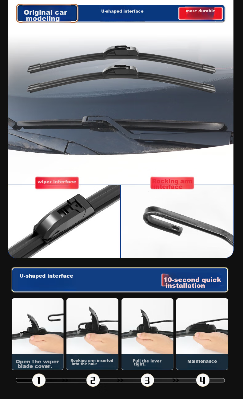 Дворники YITU для BAIC Huan Su S3/S5/H2/S7, 2 шт., 22/16 дюймов