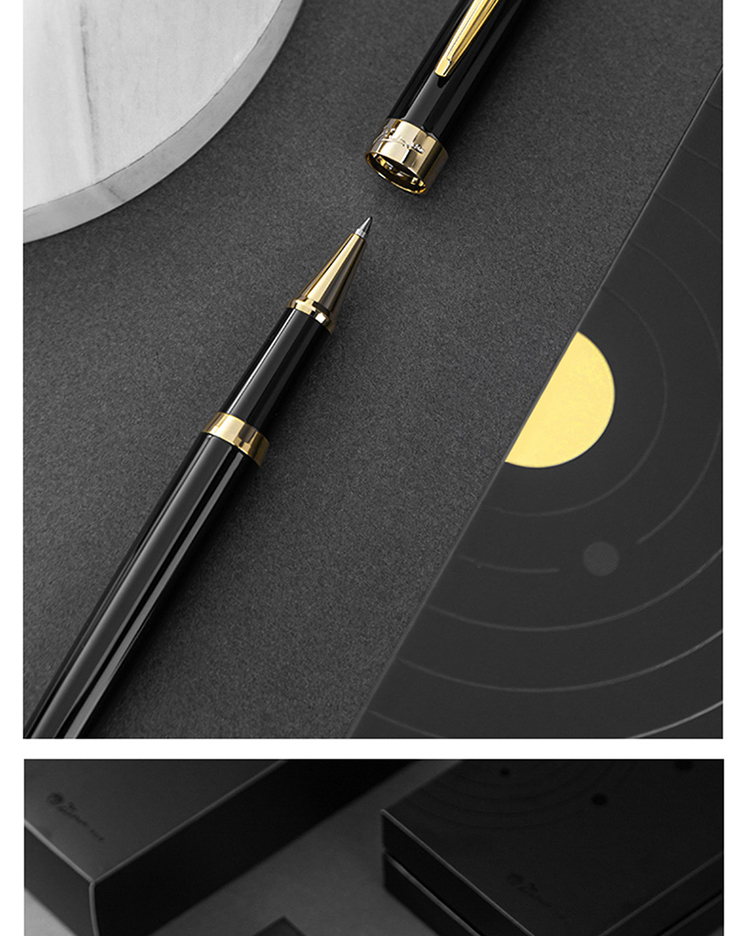 Подарочный набор ручек Pimio Signature, шариковая ручка для бизнеса и офиса, ручка для подписи, подарок на Новый год для мужчин и женщин, ручка для письма для студентов и взрослых, 717 Фарфоровая с серебряным зажимом