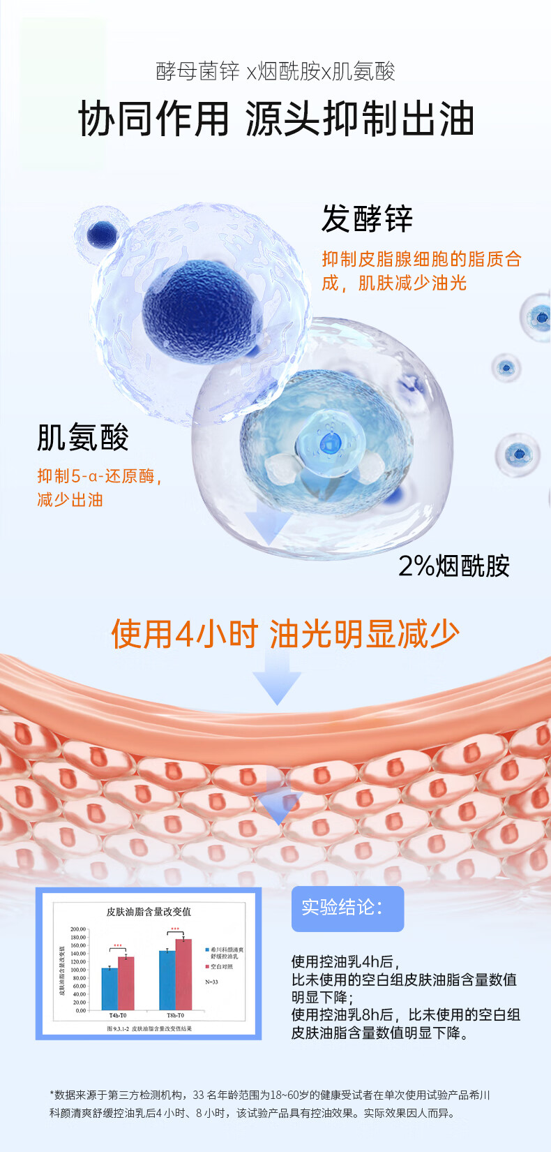 希川科颜清爽舒缓控油乳柔肤乳液保湿滋润温和清爽不粘腻100ml