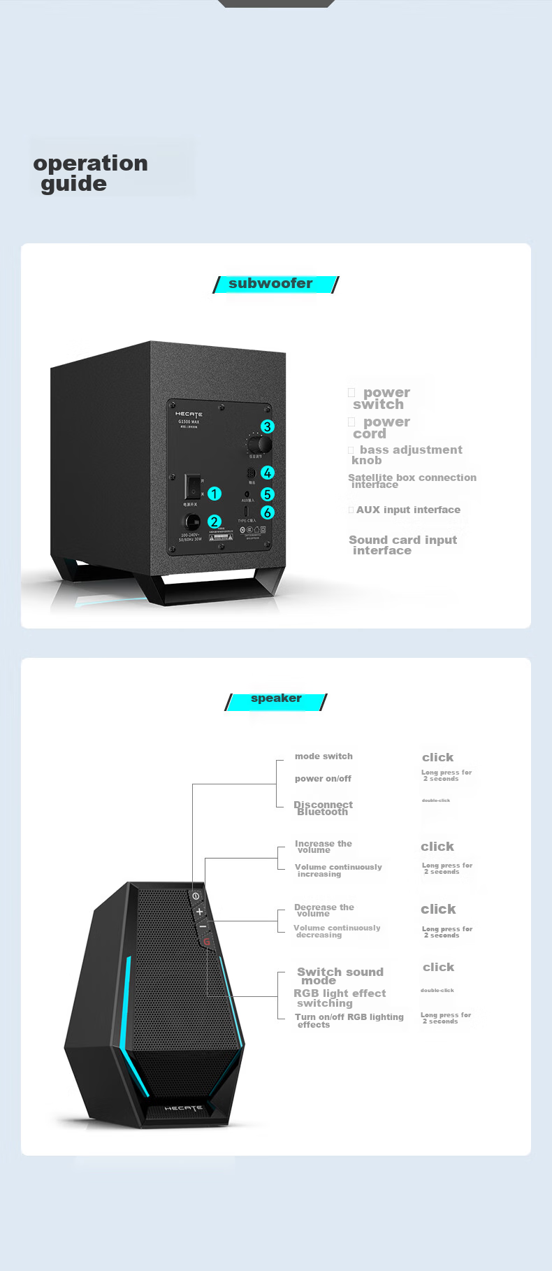 Игровые колонки 2.1 с Bluetooth
