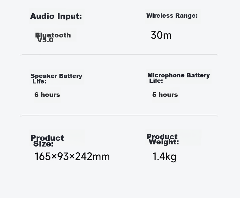 Портативная Bluetooth-колонка EDIFIER PP205S с двумя микрофонами, для караоке и усиления звука, Moonlight White