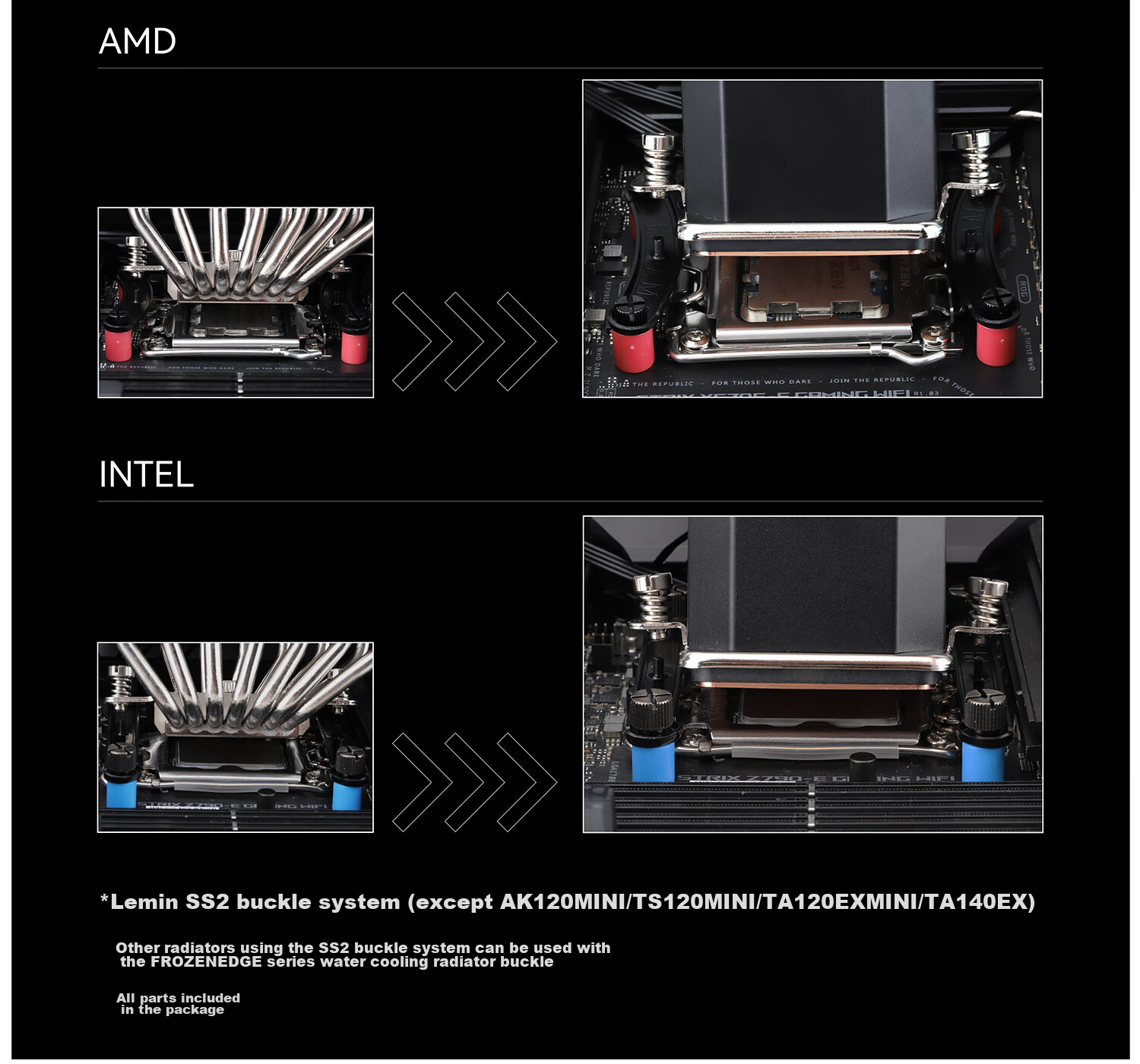 Система охлаждения Thermalright Frozen Edge 240 BLACK, жидкостный охладитель CPU, металлическая пластина, FE240 BLACK