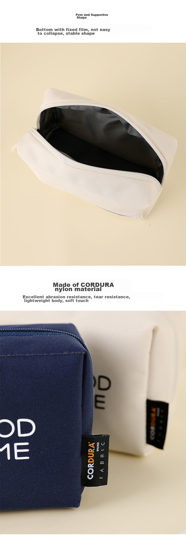 Пенал KOKUYO Noritake Collaboration, большой, темно-синий, 1 шт.