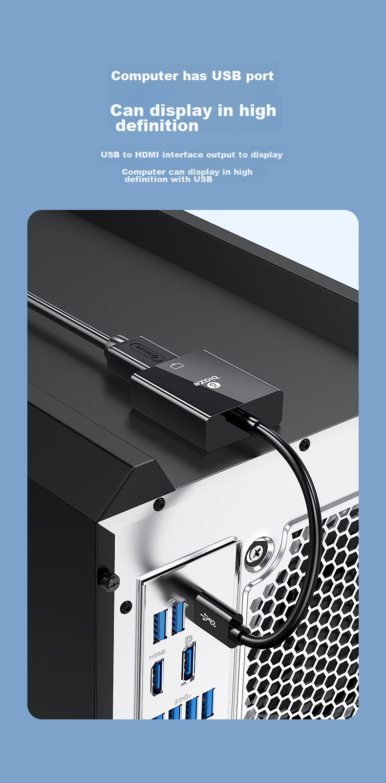 Переходник USB Type-C на HDMI