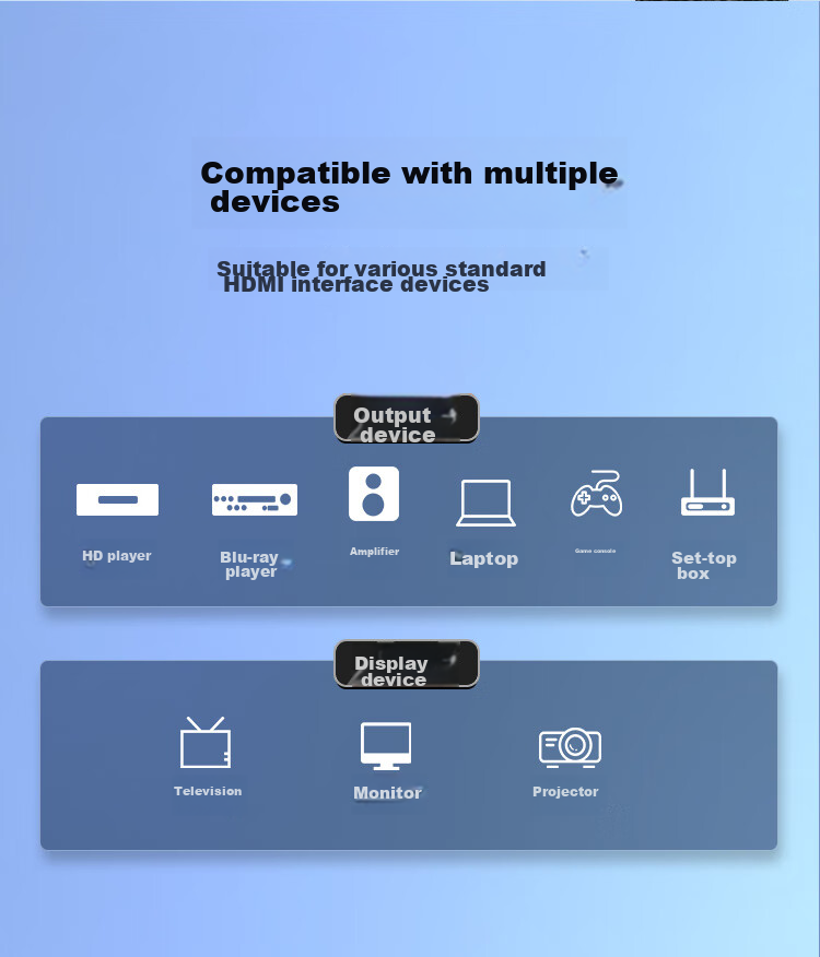 Кабель CHOSEAL HDMI 2.0 QS8133, 10 метров, черный