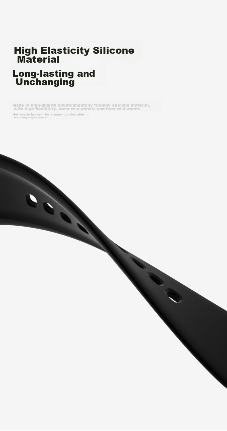 Ремешок CangHua для Xiaomi Redmi Watch 3, спортивный, водонепроницаемый, дышащий, силиконовый, черный