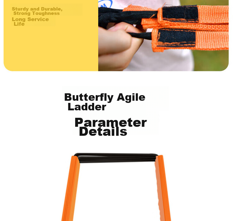 Agility Ladder TaTanice, складная, для тренировок по футболу, для детей, для тренировок на открытом воздухе, подарок на день рождения и Новый год