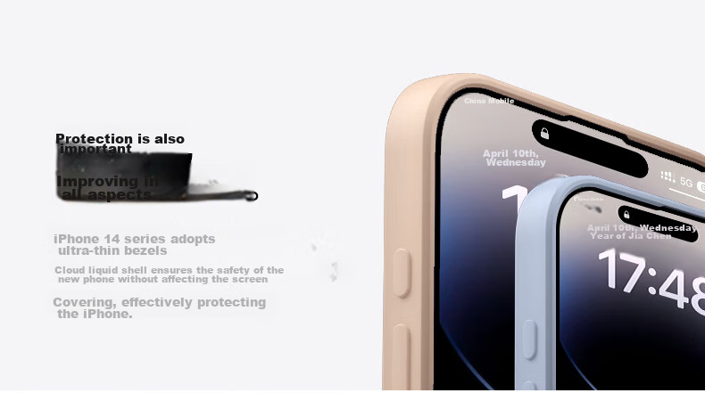 Чехол KEKLLE с магнитной защитой для iPhone 14, противоударный, силиконовый, черный