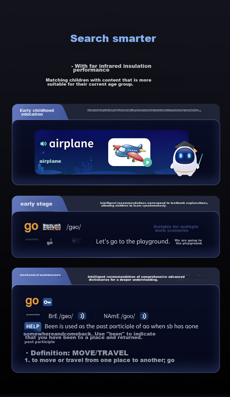 Ручка-сканер Aerfadan T30Pro для изучения английского языка, переводчик, словарь, электронный словарь, для школьников и студентов