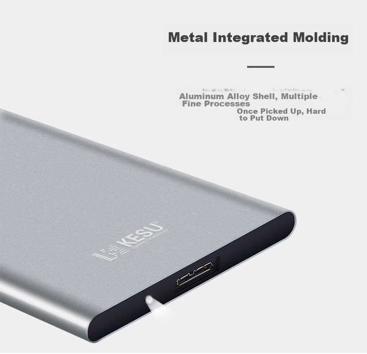 Внешний жесткий диск KESU 500 ГБ, портативный, USB 3.0, большой емкости, механический, для ноутбуков и телефонов, 2,5 дюйма, для хранения данных дома и в офисе