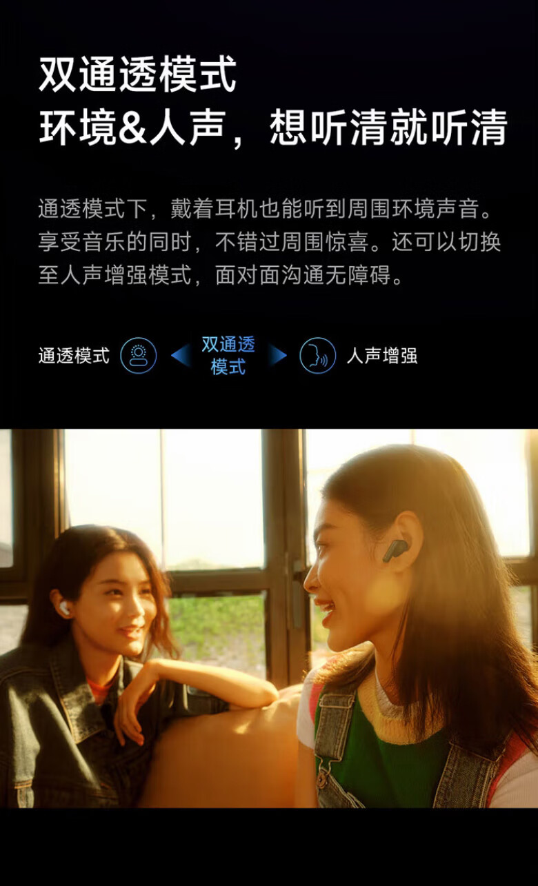 小米（MI）Redmi Buds 4 Pro 真无线蓝牙耳机 主动降噪 游戏低延迟 小米耳机 苹果华为手机通用（镜湖白）
