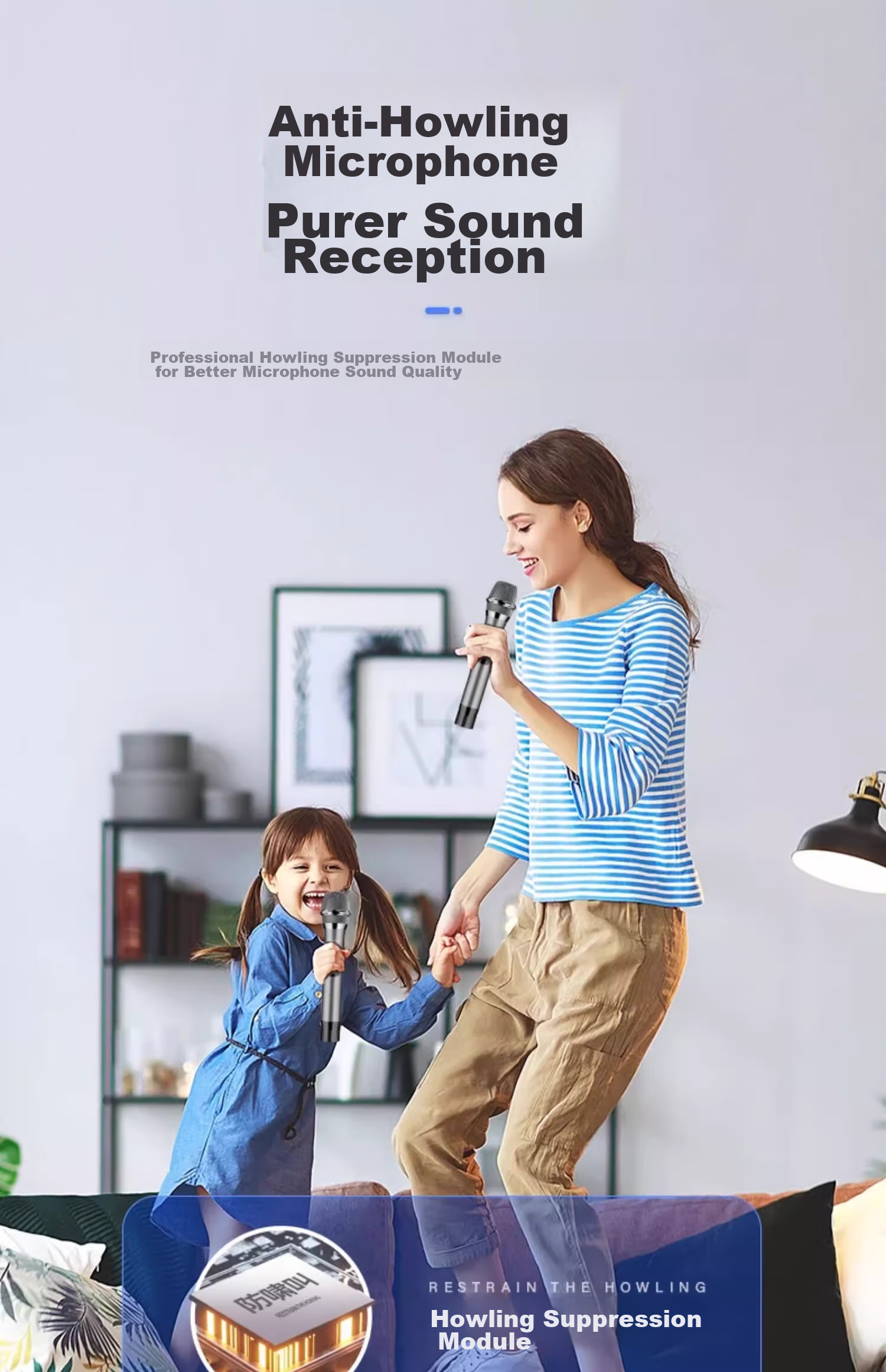 Беспроводной микрофон SANSUI V71 U-сегмента для домашнего KTV, караоке, выступлений, лекций, совещаний, с FM-тюнингом, универсальный двухканальный цельнометаллический микрофон
