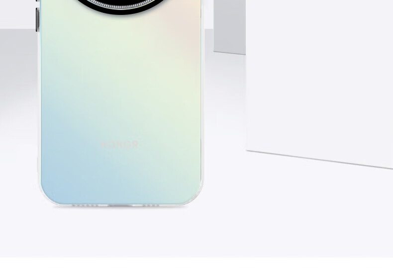 Чехол для телефона Baozou для Honor X50, силиконовый, с мягкими краями, противоударный, лазерный градиент, матовый, серый