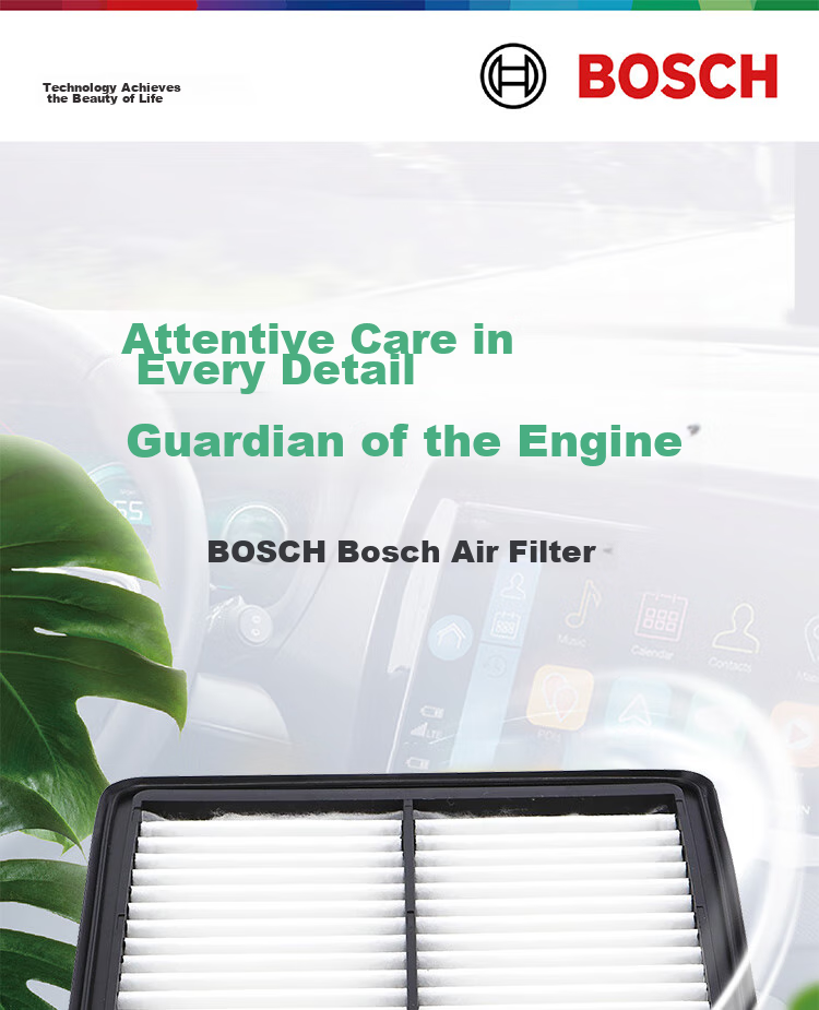 Воздушный фильтр BOSCH 0986AF3215 для Honda CR-V, UR-V, Civic, Avancier, Breeze, Hyundai Elantra, Lingdong, Lynk & Co 02