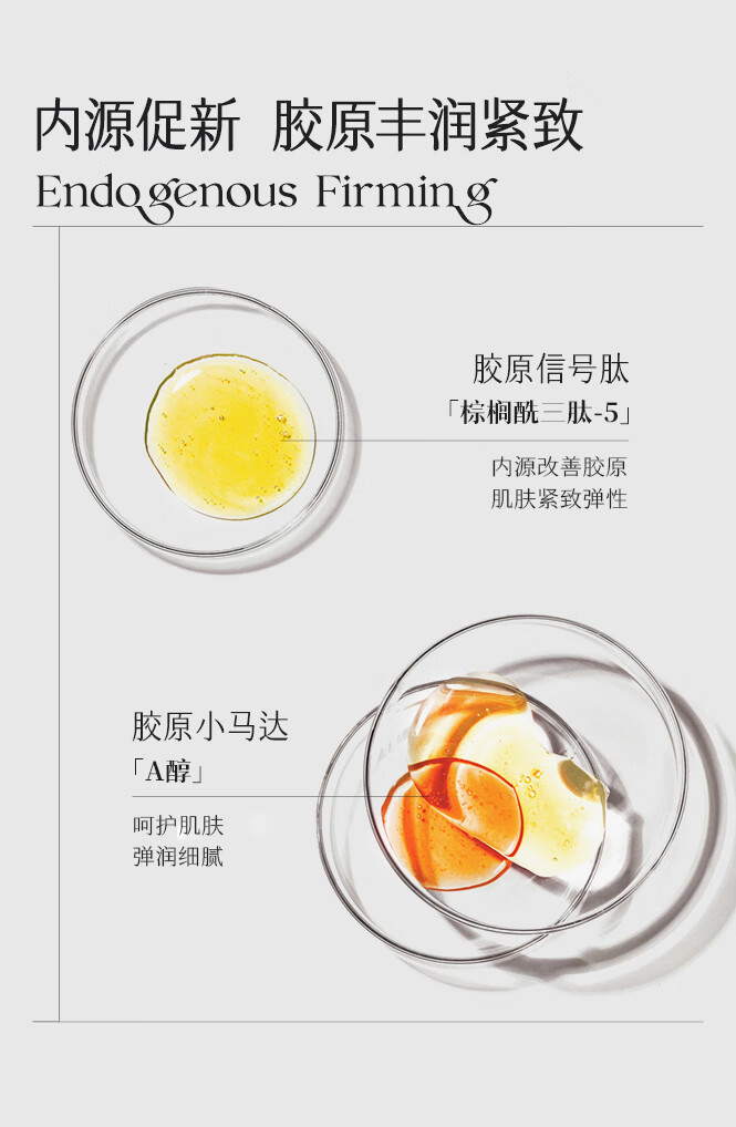 HKH胶原蛋白羊胎盘素补水保湿紧致抗皱A醇护肤品次抛粉胶胶囊精华液