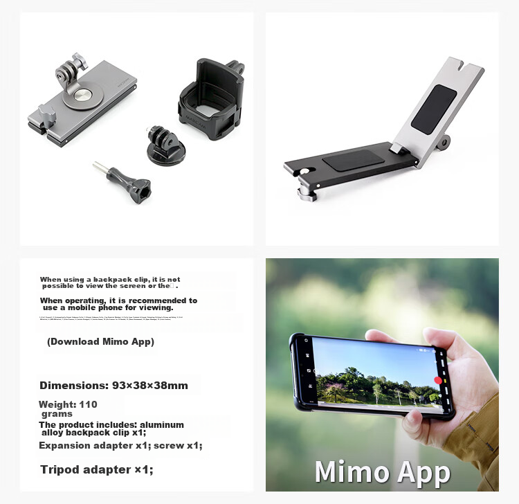 MAXCAM, портативный селфи-штатив для DJI Osmo Pocket 3, настольная подставка для видеоблогов, аксессуар