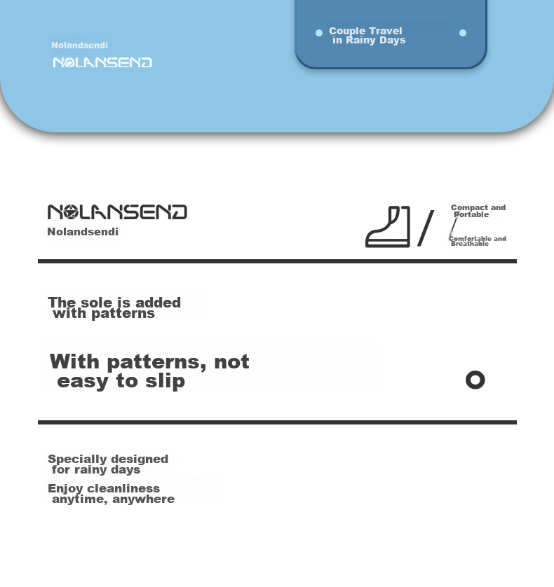 Чехлы для унитаза NOLANSEND, водонепроницаемые, многоразовые, прозрачные, XXL (43-44)