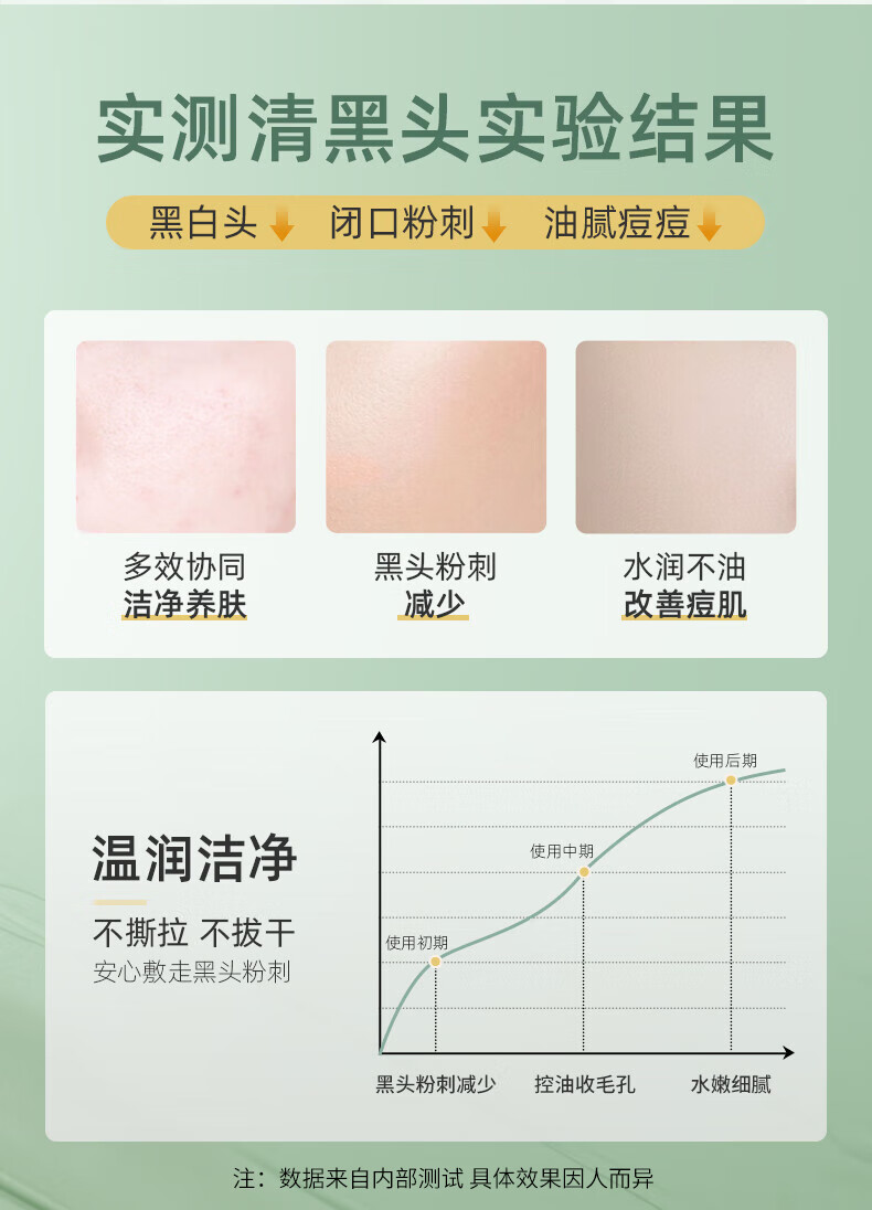 人仁和匠心绿豆净肤毛孔清洁泥膜深层清洁收缩毛孔去黑头男女士面膜100g