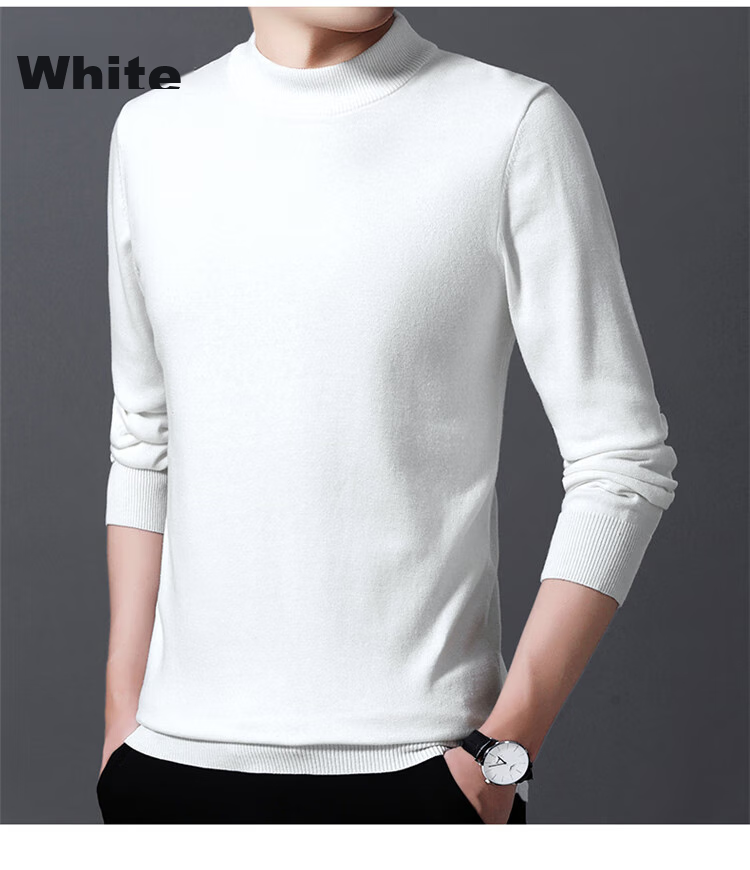 Мужской свитер TUCANO с воротником-стойкой, модный и простой вязаный пуловер, удобный и теплый универсальный мужской топ, черный M