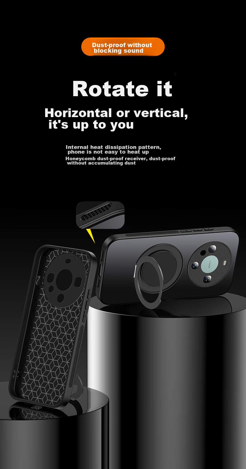 Чехол-книжка HOLDZU для Huawei Mate70 Pro/Pro+/Premium Edition, черный, с магнитной застежкой и подставкой