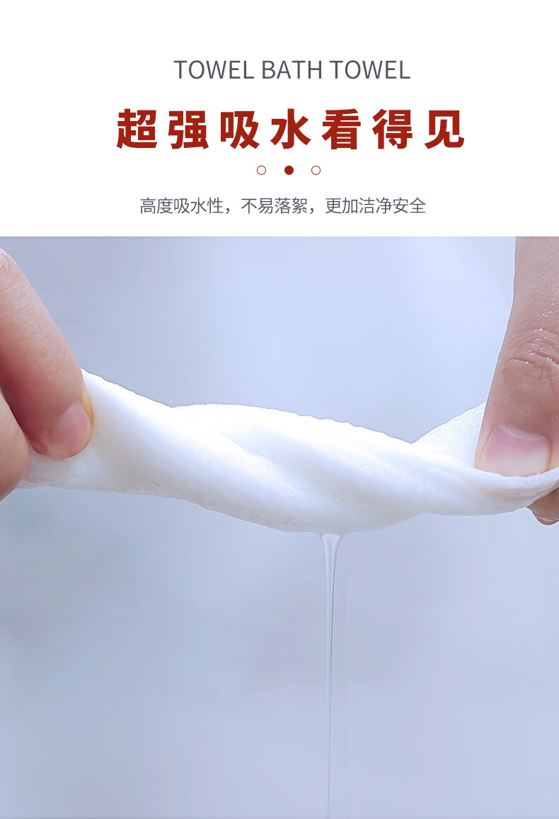 貝麗亚压缩毛巾一次性加大加厚25*30cm压缩洗脸巾 户外旅行便携干净卫生 加大加厚糖果压缩毛巾40粒