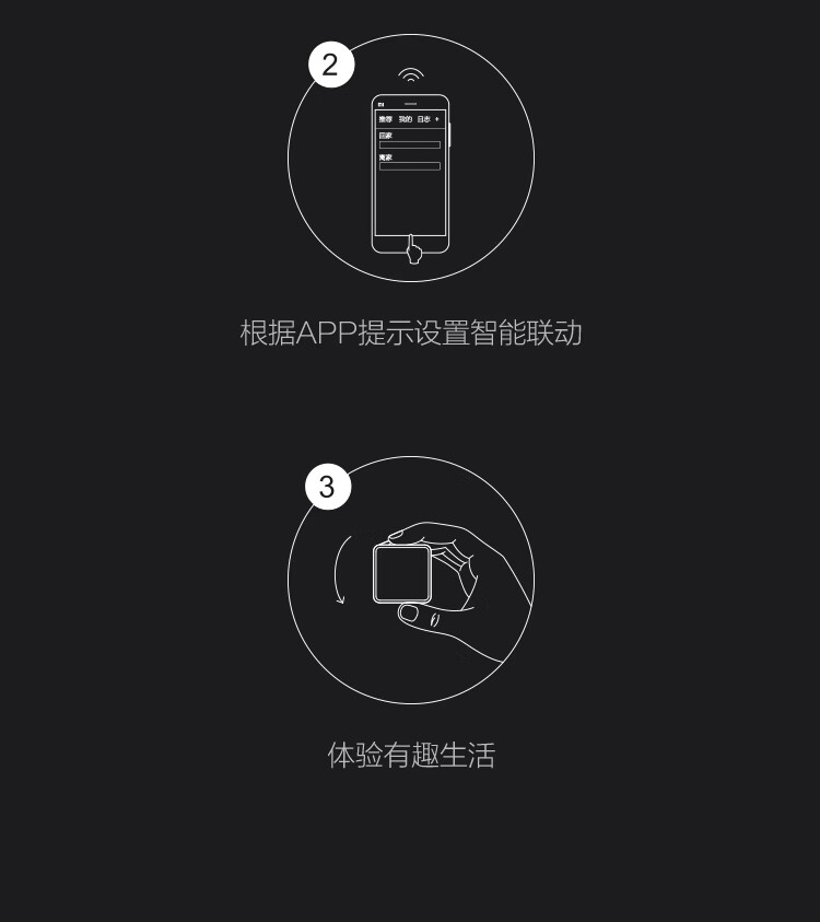 绿米Aqara 魔方控制器 接入米家App 智能联动操作 6种智能控制方式 需搭配网关联动使用