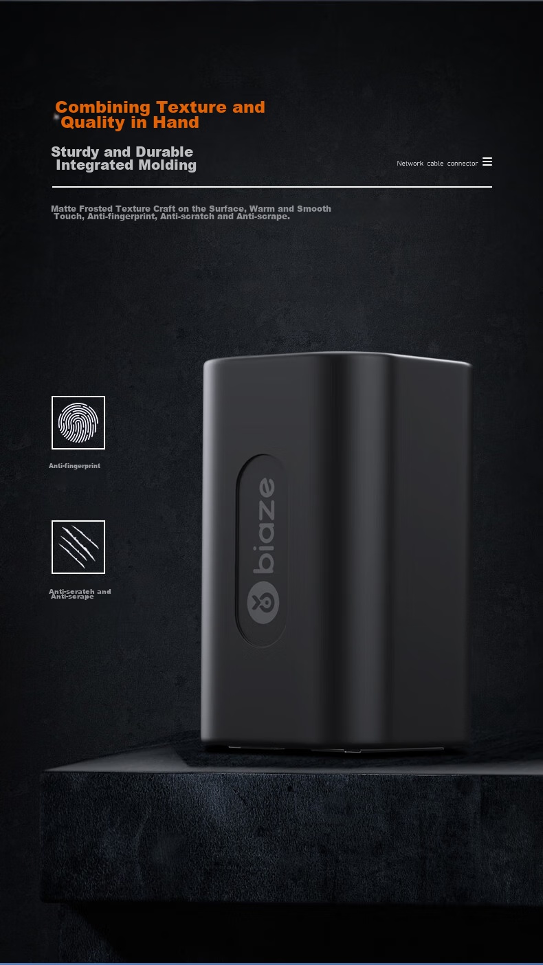 Сетевой кабель BIAZE, 10 шт., удлинитель Gigabit Shielded Network Extension Connector, RJ45 Straight-Through Crystal Head, двухсторонний, подходит для сетевых кабелей Cat5/6